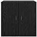 Armadietto a muro Rovere nero 60 x 31 x 60 cm Legno multistrato - Foto miniatura 6