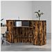 Banco Reception Rovere Fumo 180x50x103,5cm in Legno Multistrato - Foto miniatura 3