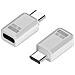 Adattatore Usb-c Femmina A Maschio 240w 80gbps - Connettore Dritto (confezione Da 2) White - Foto miniatura 3