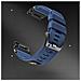 Cinturino In Nylon Blu A Sgancio Rapido Compatibile Con Garmin Fenix 8/7x/6x/epix Pro  22 Mm - Foto miniatura 2