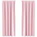 Tende con tende 2 pcs Rosa Baby Poliestere - Foto miniatura 1