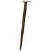 Gambe per Tavolo Consolle Forma Conica 4 pz Acciaio Naturale 72-73 cm Acciaio - Foto miniatura 5