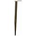 Gambe per Tavolo Consolle Forma Conica 4 pz Acciaio Naturale 72-73 cm Acciaio - Foto miniatura 6