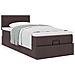 Struttura Letto Pouf con Materasso 80x200 cm in Tessuto - Foto miniatura 5