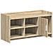 Mobile per scarpe con porta Rovere Sonoma 100 x 39,5 x 51 cm - Foto miniatura 3