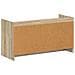 Mobile per scarpe con porta Rovere Sonoma 100 x 39,5 x 51 cm - Foto miniatura 6