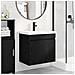 Mobile bagno con rubinetto Rovere Nero 61 x 40 x 74,5 cm - Foto miniatura 2