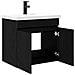 Mobile bagno con rubinetto Rovere Nero 61 x 40 x 74,5 cm - Foto miniatura 4