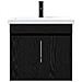 Mobile bagno con rubinetto Rovere Nero 61 x 40 x 74,5 cm - Foto miniatura 5