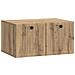 Mobile Porta TV da Muro Rovere Artigianale 59,5 x 41 x 30 cm - Foto miniatura 1