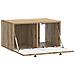 Mobile Porta TV da Muro Rovere Artigianale 59,5 x 41 x 30 cm - Foto miniatura 3