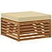 Set divani con cuscino 6 pcs Legno di Acacia Massello - Foto miniatura 4