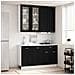 Unità Cucina LYON 4 pcs Rovere Nero Legno ingegnerizzato - Foto miniatura 2