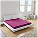 Lenzuolo in jersey 220x200 rosa - con elastico - morbido - resistente - confortevole - Foto miniatura 7