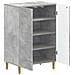 Mobile per scarpe ARNHEM 59,5 x 39,5 x 90 cm Grigio Cemento - Foto miniatura 3
