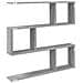 Scaffale da parete Sonoma grigio 80 x 12 x 79,5 cm - Foto miniatura 6