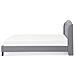 Letto In Tessuto Grigio Chiaro 140 X 200 Cm Bordeaux - Foto miniatura 20