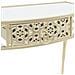 Tavolino Laterale In Stile Francese In Metallo 82x39x76 Cm Oro - Foto miniatura 5