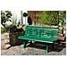 Panchina Verde 3 Posti 150 Cm Helgoland By Panca Giardino Outdoor Arredo Casa - Foto miniatura 2
