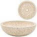 Lavandino 40x12 Cm In Marmo Crema - Foto miniatura 1