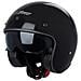 Casco Moto Jet Cafe Racer Omologato Ece 22-05 Visiera Parasole Scooter Nero M - Foto miniatura 1