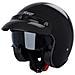 Casco Moto Jet Cafe Racer Omologato Ece 22-05 Visiera Parasole Scooter Nero M - Foto miniatura 3