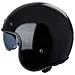 Casco Moto Jet Cafe Racer Omologato Ece 22-05 Visiera Parasole Scooter Nero M - Foto miniatura 4