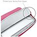 Borsa Di Protezione Per Computer Portatile / Tablet Da 15.6 Pollici In Rosa - Borsa Per Computer Portatile In Tessuto Con Fodera In Velluto E Scomparto Con Zip Antigraffio - Foto miniatura 3