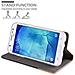 Custodia Compatibile Con Samsung Galaxy J5 2015 In Blu Scuro Marrone - Coperchio Protettiva Con Chiusura Magnetica, Funzione Stand E Tasca Per Le Carte - Foto miniatura 8