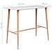 Tavolo Da Bar Bianco 120x60x96 Cm - Foto miniatura 5