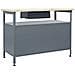 Banco da Lavoro Nero 120x60x85 cm in Acciaio e Legno Multistrato - Foto miniatura 4