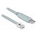 63911 cavo di interfaccia e adattatore USB 2.0 Type-A RJ45 Blu - Foto miniatura 1