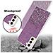 Custodia Compatibile Con Samsung Galaxy S21 Plus In Viola Con Glitter - Coperchio Protettivo In Silicone Tpu Flessibile Con Glitter Scintillanti - Foto miniatura 6