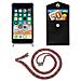 Cadorabo Catena Di Telefoni Cellulari Compatibile Con Apple Iphone 7 / 7s / 8 / Se 2020 In Colorful Parrot - Coperchio Protettivo In Silicone Con Anelli D'argento, Cinturino In Corda E Custodia Staccabile - Foto miniatura 7