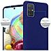 Custodia Compatibile Con Samsung Galaxy A71 4g In Frost Blu Scuro - Coperchio Protettivo In Silicone Tpu Flessibile - Foto miniatura 2