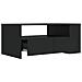 Tavolino Da Salotto Nero 102x55x42 Cm In Legno Compensato - Foto miniatura 3
