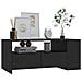 Tavolino Da Salotto Nero 102x55x42 Cm In Legno Compensato - Foto miniatura 5