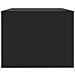 Tavolino Da Salotto Nero 102x55x42 Cm In Legno Compensato - Foto miniatura 7