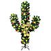 Cactus di Natale con Base e LED Verde 210 cm PVC - Foto miniatura 2