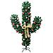 Cactus di Natale con Base e LED Verde 210 cm PVC - Foto miniatura 4