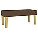 Panca Marrone Scuro 70x30x30 Cm In Tessuto - Foto miniatura 2