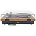 Giradischi Studio - Lettore E Convertitore Di Vinile Tramite Bluetooth, Usb, Sd, Radio - 2 Altoparlanti Incorporati - Coperchio Antipolvere - Foto miniatura 4