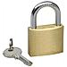 Lucchetto In Ottone Ad Arco In Acciaio Mm 25 - Foto miniatura 1
