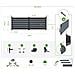 Pack Cancello Battente Vogel 350b120 + Cancello Vogel 100p120 Grigio - Foto miniatura 5