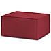 Pouf Barbara, Pouf Da Salotto, 100% Made In Italy, Poltroncina Relax In Tessuto Imbottito, Cm 80x70h43, Rosso - Foto miniatura 2