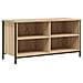 Mobile Porta Tv Rovere Sonoma 100x40x50 Cm In Legno Multistrato - Foto miniatura 2