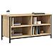Mobile Porta Tv Rovere Sonoma 100x40x50 Cm In Legno Multistrato - Foto miniatura 3