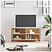 Mobile Porta Tv Rovere Sonoma 100x40x50 Cm In Legno Multistrato - Foto miniatura 1