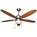 Ventilatore da Soffitto ZFS9110M D132 5 PALE Colore Marrone - Foto miniatura 1