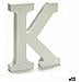 Lettera K Legno Bianco (1,8 X 21 X 17 Cm) (12 Unità) - Foto miniatura 1